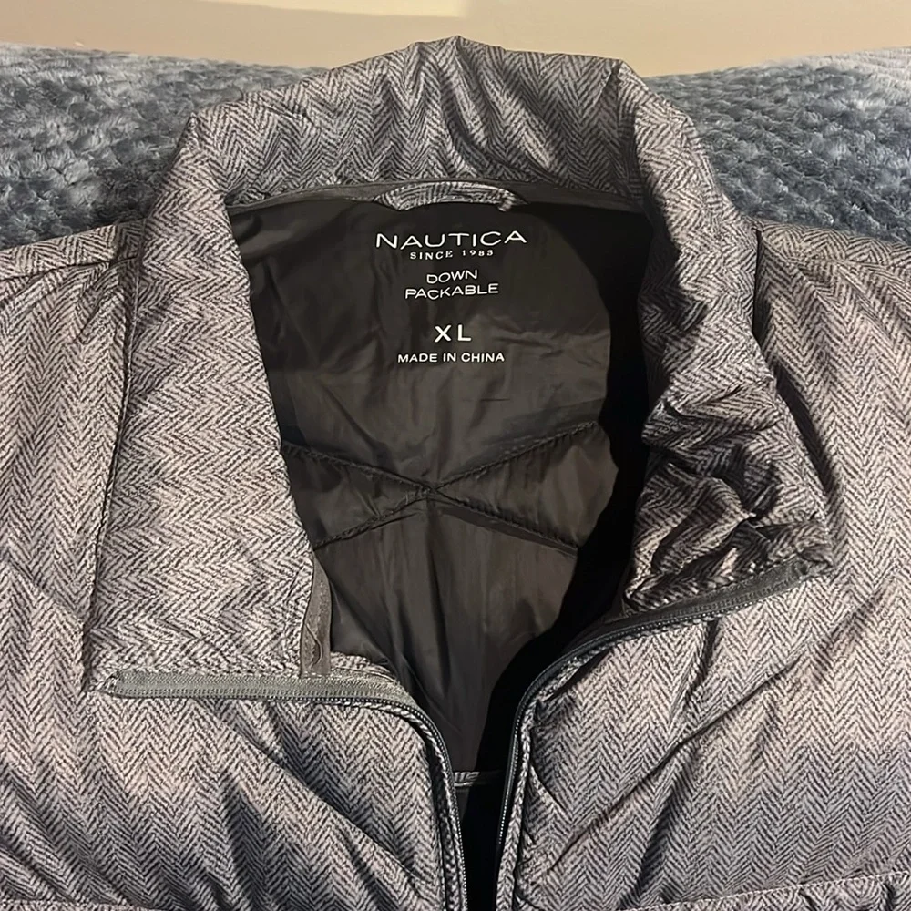 Gray Quilted Vest by Nautica. - Picture 4 of 6